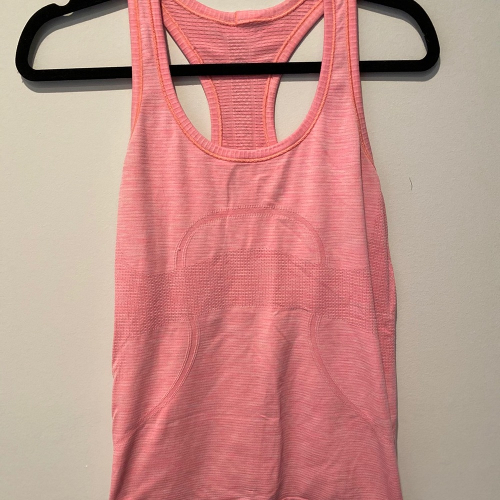 Pink Lulu Lemon workout tank - Picture 2 of 2